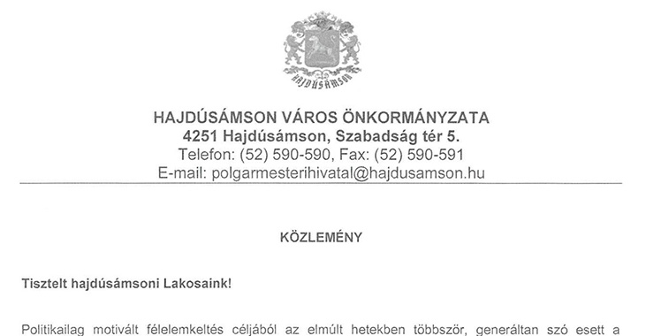 Közlemény az Aszfaltkeverő üzemről!