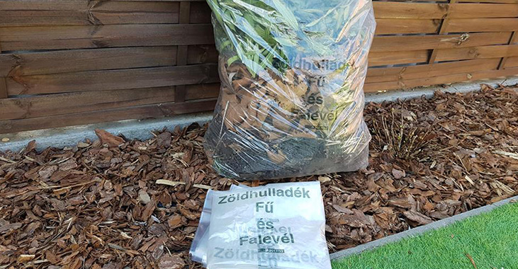 Zöldhulladék gyűjtő zsákok átvételéről tájékoztatás!