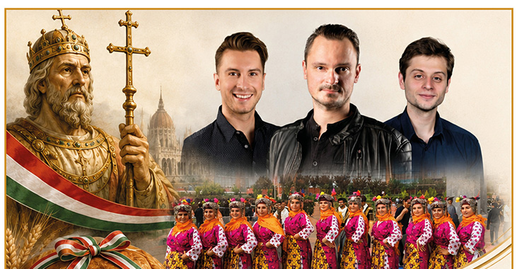 Szent István napi ünnepség Virágkarneváli hangulatban
