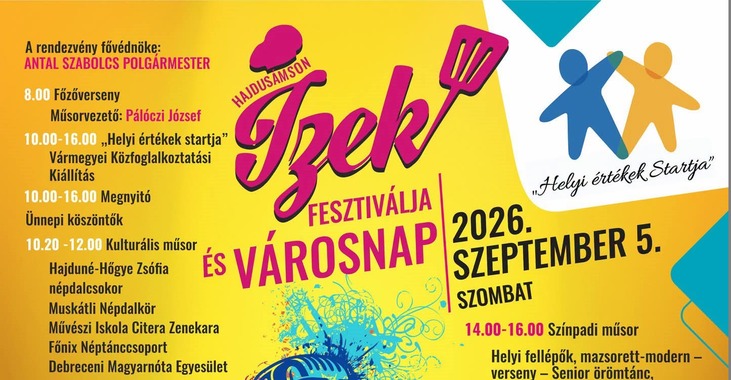 Hajdúsámsoni Ízek Fesztiválja és Városnap – 2026