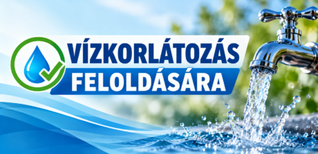 Vízkorlátozás feloldására