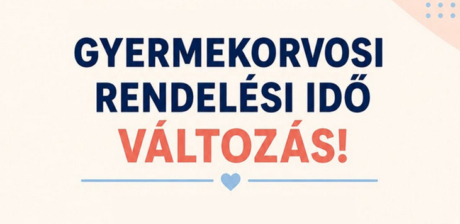gyermekorvosi-rendelés-változás